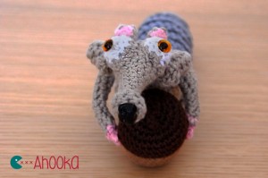 scrat amigurumi by Ahooka