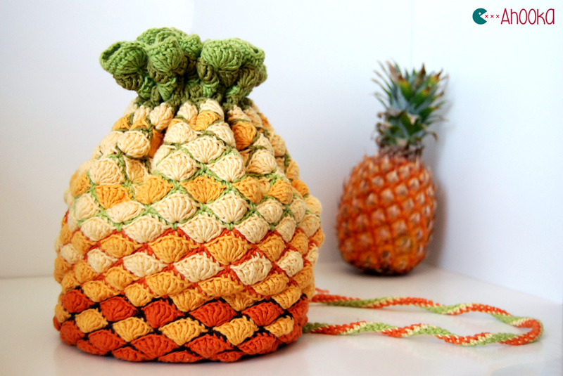Pineapple crochet bag by Ahooka