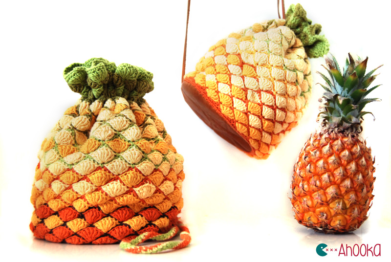 Pineapple crochet bag by Ahooka