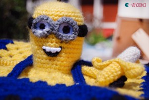 Minion lovey blancket by Ahooka