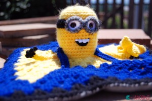 Minion lovey blancket by Ahooka