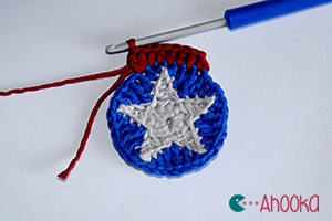 star in a crochet circle tutorial