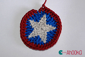 star in a crochet circle tutorial