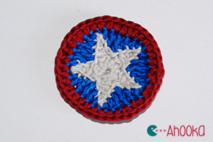 star in a crochet circle tutorial