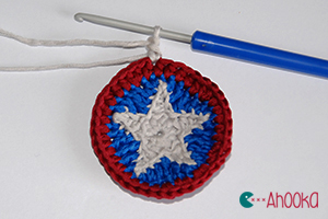 star in a crochet circle tutorial