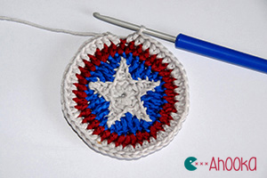 star in a crochet circle tutorial