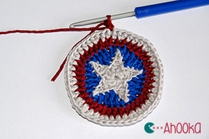 star in a crochet circle tutorial