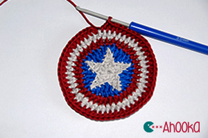 star in a crochet circle tutorial