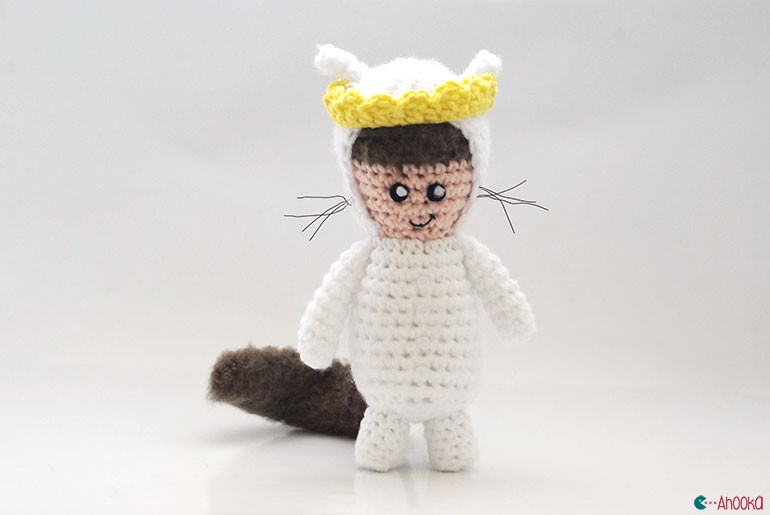 Max where the wild things are amigurumi pattern by ahooka