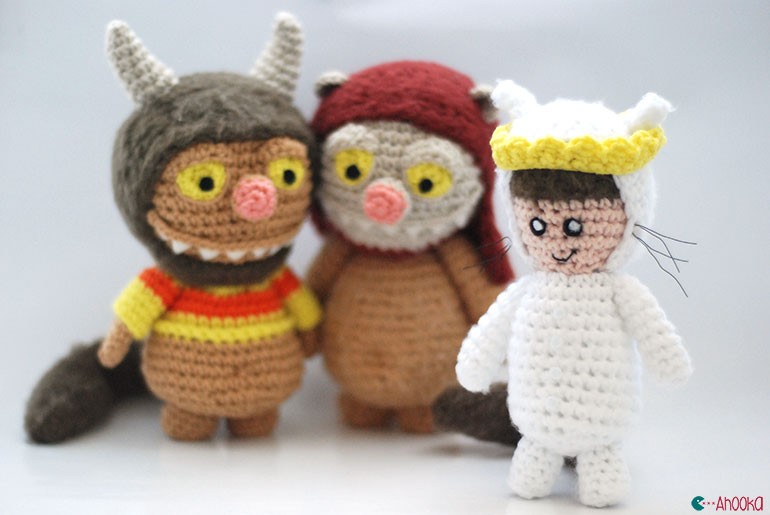 Max where the wild things are amigurumi pattern by ahooka