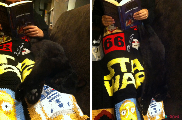 star wars crochet blanket by ahooka