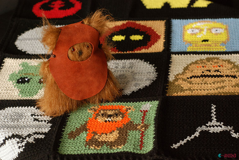 star wars crochet blanket by ahooka
