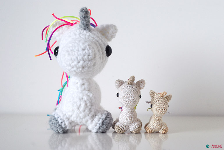 crochet unicorns by ahooka