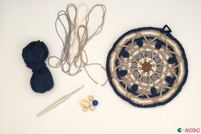 dreamcatcher crochet mandala by ahooka