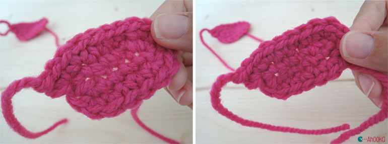 crochet around a chain