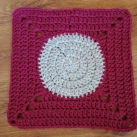 geometric crochet afghan by ahooka