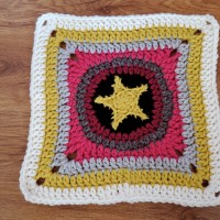 geometric crochet afghan by ahooka