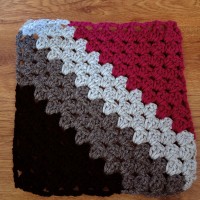 geometric crochet afghan by ahooka