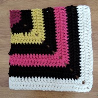 geometric crochet afghan by ahooka