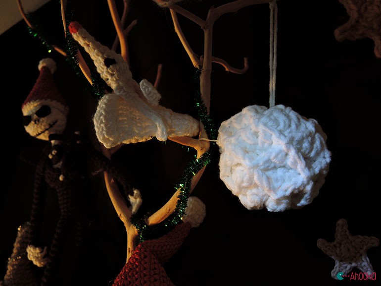 christmas crochet decoration by ahooka17