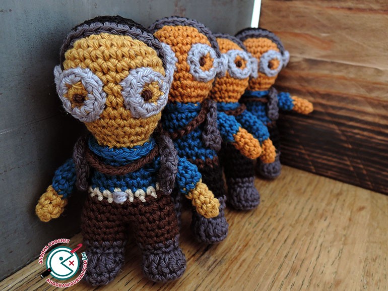 Maz Kanata amigurumi - crochet pattern by ahooka