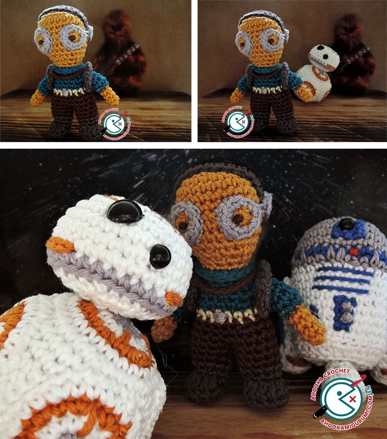 Maz Kanata amigurumi - crochet pattern by ahooka