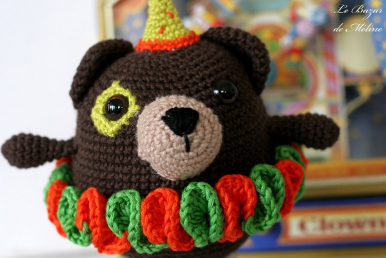 barry the bear by Meline, ahooka pattern