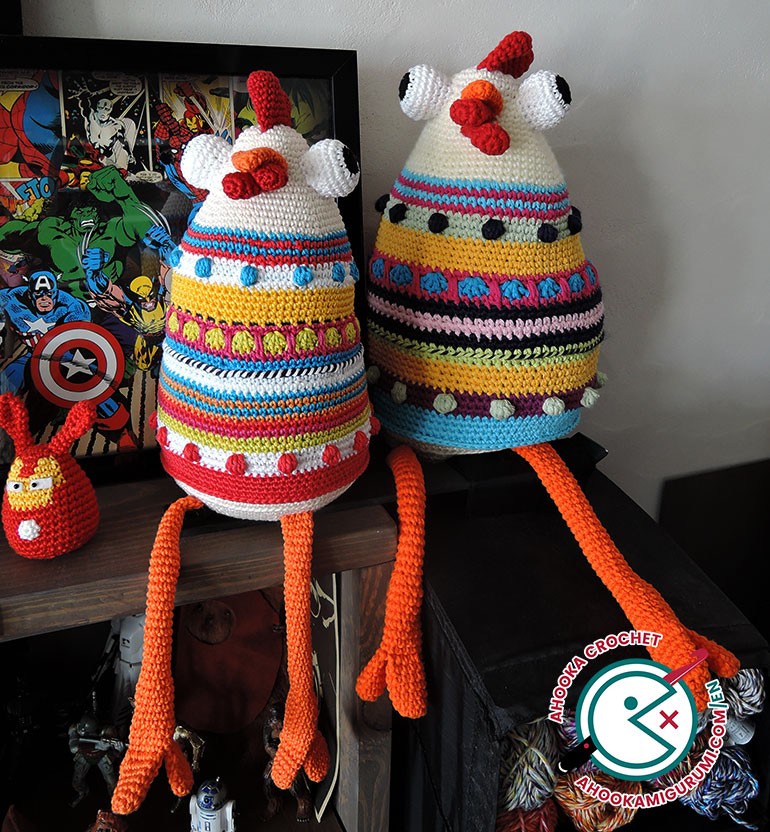 Easter crochet patterns decoration by ahooka