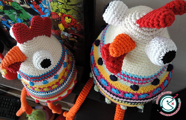 Easter crochet patterns decoration by ahooka