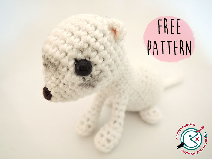 ferret free crochet amigurumi pattern by ahooka