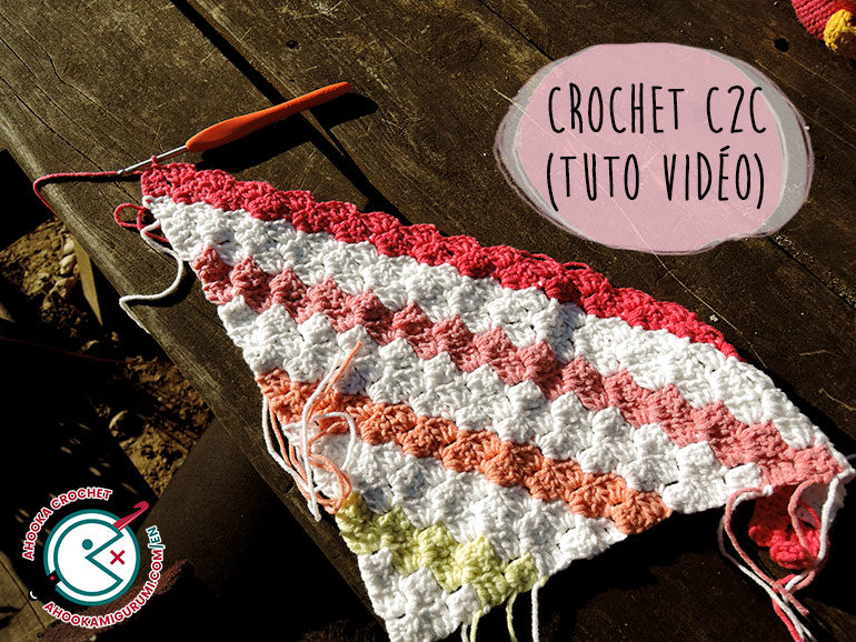 C2C crochet tutorial by ahooka 