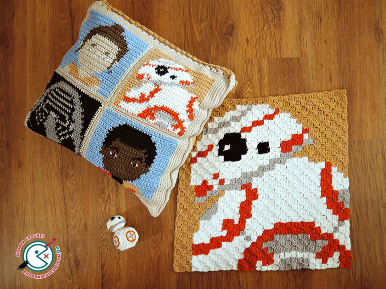 C2C crochet tutorial by ahooka 