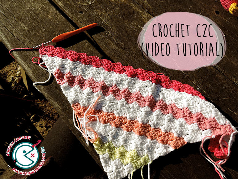 C2C crochet tutorial by ahooka 27