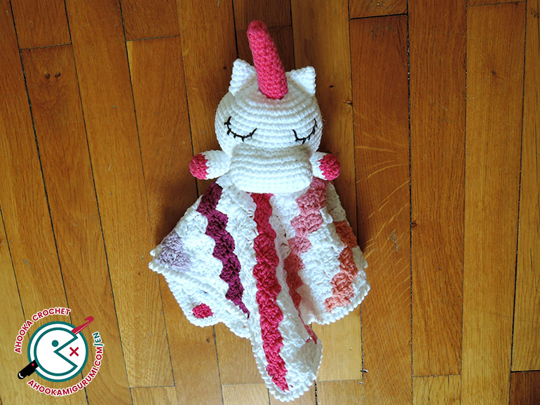 unicorn lovey pattern by ahooka 05