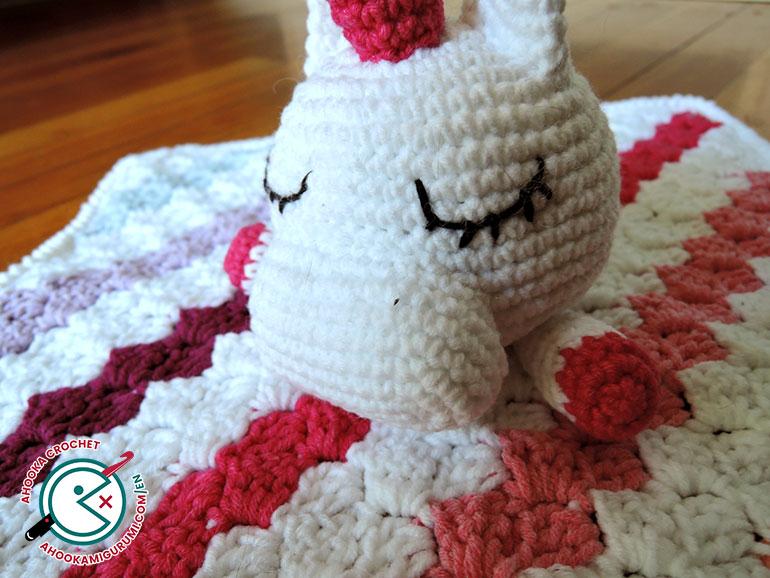 unicorn lovey pattern by ahooka 05