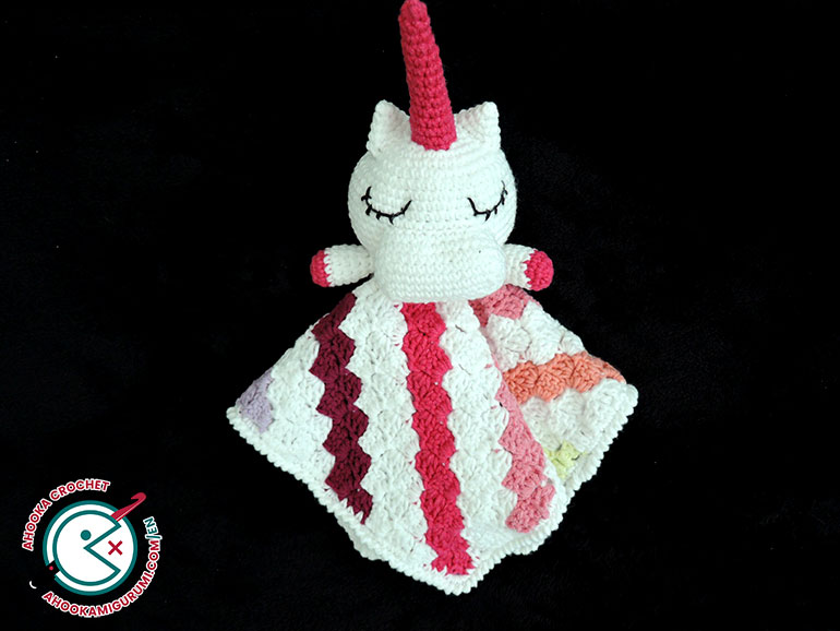 unicorn lovey pattern by ahooka 05